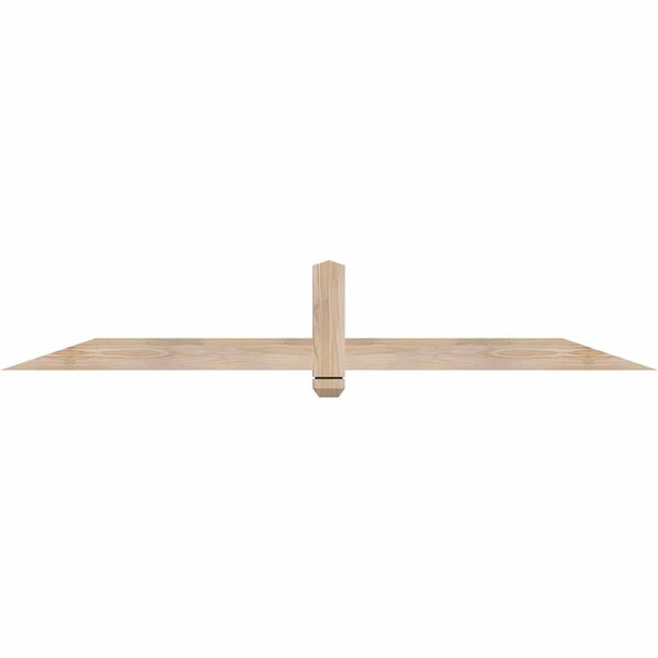 Ekena Millwork Eugene Smooth Timber Gable Bracket, Douglas Fir, 72"W x 12"H x 1 1/2"D x 3 1/2"F, 4/12 Pitch GBW072X12X0204EUG00SDF - main